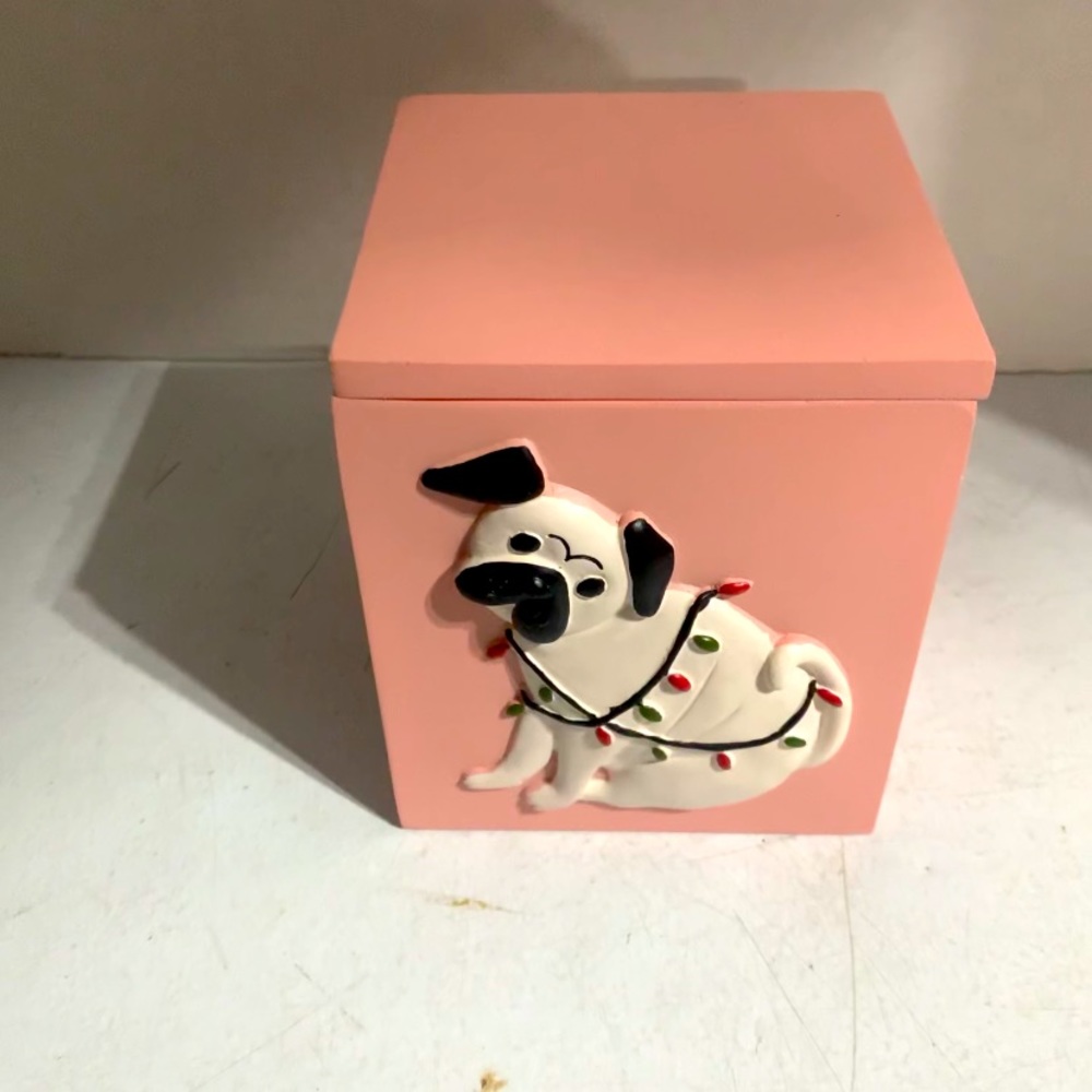 PUG TRINKET BOX